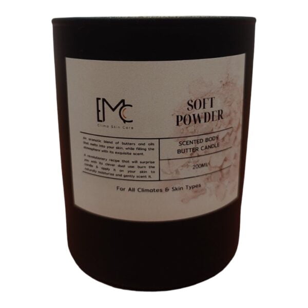 Soft Powder Scented Body Butter Candle